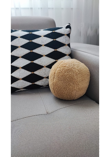 Oneplise 3'lü Top Kırlent 2 Büyük Hardal 1 Küçük Hardal(42/25 CM)