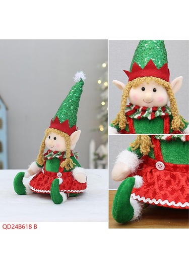 Suntek Yılbaşı Elf Bebek El Sanatları Dekorasyonu Stil-d