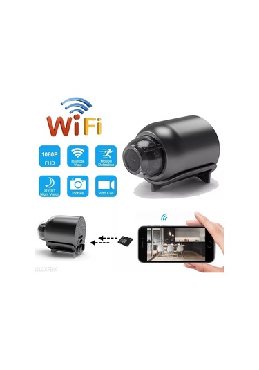 Ximistore9 X5 Ev İçin Akıllı Wifi Kamera - 1080p Full Hd, Gece Görüşü, Hareket Algılama, 160 Geniş Açı, Uzak Denetim