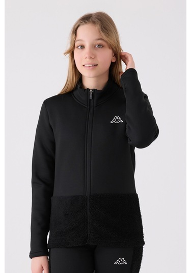 Kappa Kız Çocuk Siyah Sweatshirt 32216mw-c-v1 Siyah