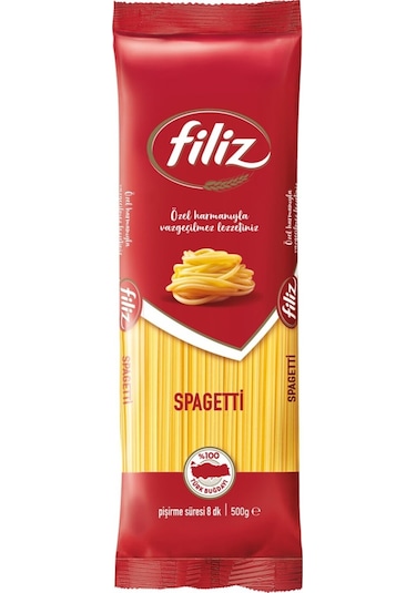 Filiz Makarna Spagettı 500gr x 20 Adet