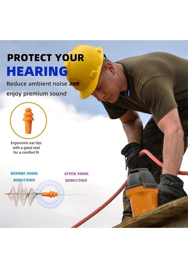 İşyerinde Kullanım İçin Kulak Tıkacı Bluetooth Kulaklık, İşitme Koruması, İnşaat Alanı Ve Gürültülü Ortamlar İçin Uygundur
