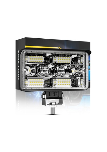 Off Road Delici Spotled 4 İnç 130 W Beyaz Sarı Çalışma Lambası