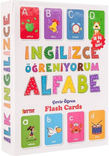 İngilizce Alfabe Flash Kartları DIY-FCİ1284