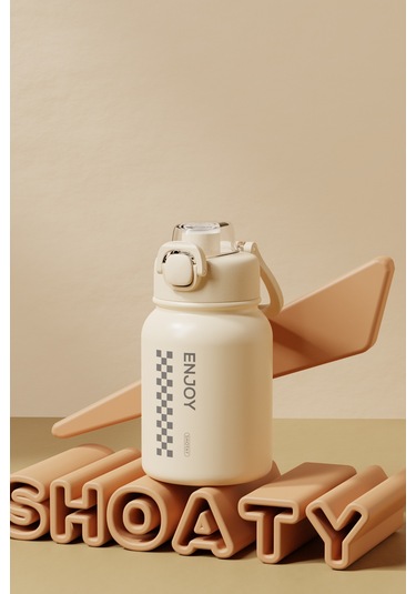 Shotay Chees Çelik Termos Unisex Matara 900 Ml. Sht-st-8151-1 Beyaz