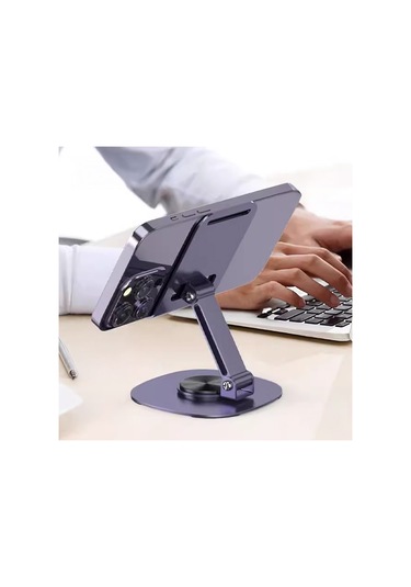 Go Des Gd-hd373 Ayarlanabilir Katlanabilir 360 Derece Dönebilen Telefon Ve Tablet Standı Siyah Siyah