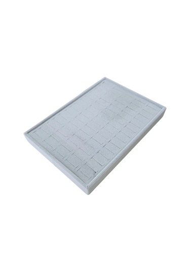 Organizatör Gri Süet Tabla 70 Li Batırmalı 17x24 Cm Çok Renkli