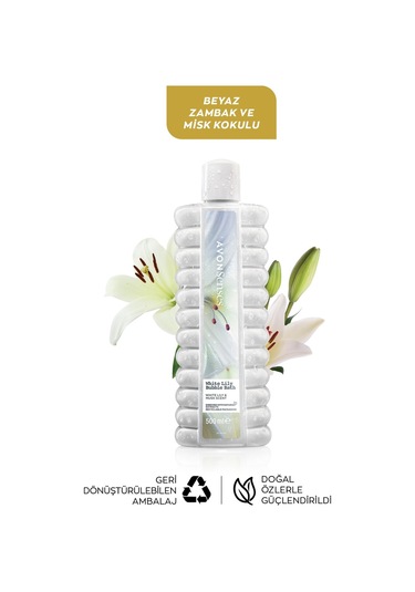 Avon Senses White Lily Duş Köpüğü + Duş Kremi + El Kremi + Body Mist + Roll-On