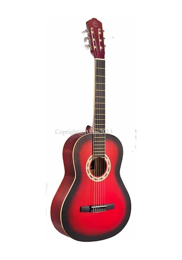 Carissa-Cg-160 Rds Kırmızı Siyah Klasik Gitar