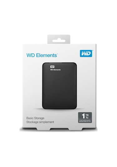 WD WDBUZG0010BBK 1 TB 2.5'' HDD USB 3.0 Harici Hardisk