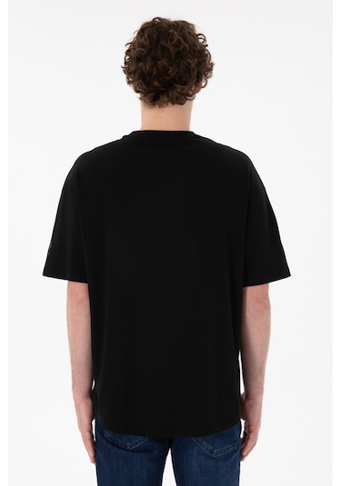 U.S. Polo Assn. Erkek Long Fit Bisiklet Yaka Siyah Basic Tişört 50305988-VR046 U.S. Polo Assn. Erkek Long Fit Bisiklet Yaka Siyah Basic Tişört 50305988-VR046