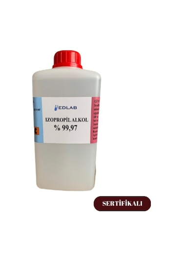 Edlab 1 Litre Izopropil Alkol % 99.97 SERTİFİKALI