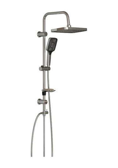 Novahub Aqua Bagno Mega Kare Tepe Robot Duşu Seti - Parlak Krom Diğer