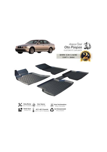 3d Paspas Siyah Bmw 5 Serisi E39 1996--2003
