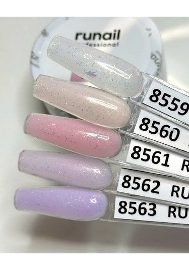 Runail Professional Protez Tırnak Jeli Uv Builder Gel Yki Pembe Lila 15gr. 8562