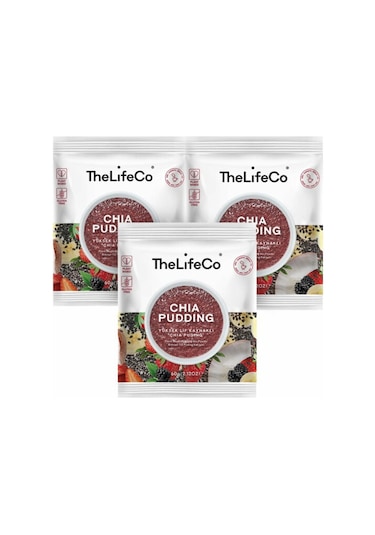 TheLifeCo Chia Pudding 3 x 60 G