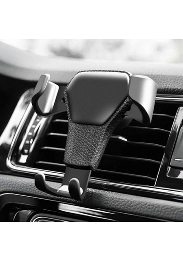 Muduan Araç Telefonu Standı Hava Firar Montaj Klipsi Evrensel Araç Telefonu Tutucu Taşınabilir Siyah Yok Havalandırma Ewk3rj