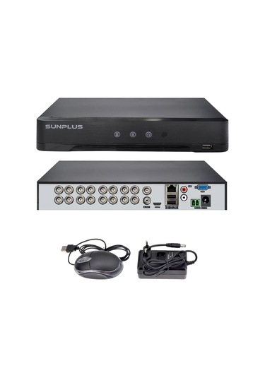 Sunplus Sp-16200 Ahd Dvr Kayıt Cihazı 16 Kanal 5mp Xmeye