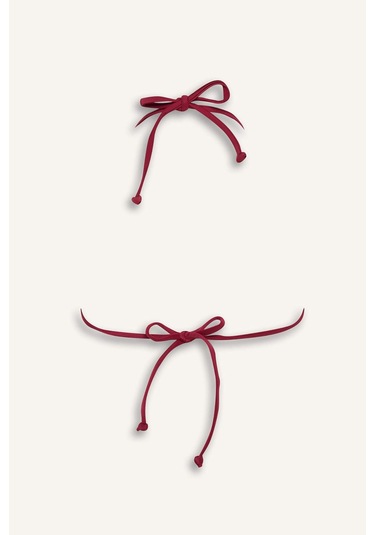 DeFacto Regular Fit Üçgen Bikini Üstü-Fall in Love T3666AZ25SMBR285