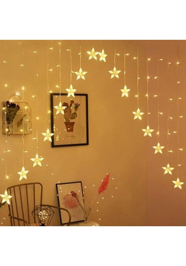 Büro Ev Ofis Aydınlatması İçin Çapraz Yıldız Led Perde Işık Diğer