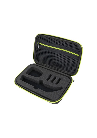 Gajeena Philips Oneblade Qp150 İçin Eva Dayanıklı Sert Kılıf - Su Geçirmez Ve Darbeye Dayanıklı Saklama Çantası Sarı - Siyah