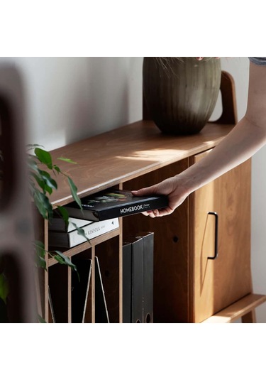 Woodesk Chanson, Ahşap, Dolap Ve Konsol, 140x90, Tik Renk