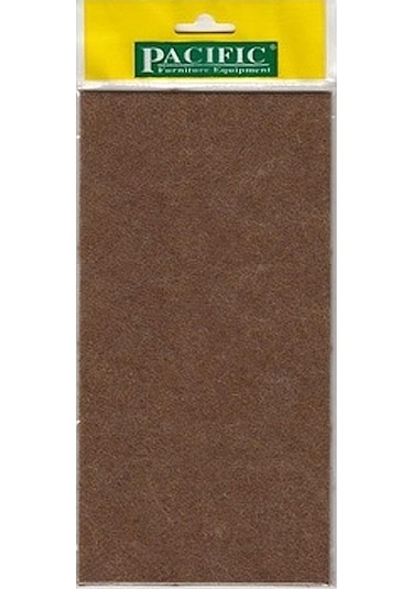 Pacific Yapışkanlı Dikdörtgen Keçe 120X240 Mm. Kahve