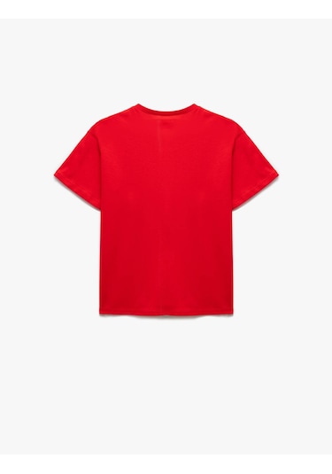 Koton Kırmızı Erkek Çocuk T-shirt 5skb10486tk KIrmızı