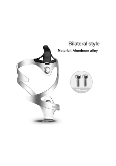 Rockbros Bisiklet Su Şişesi 600-750 Ml Mtb Yol Bisikleti Su Şişesi Tutucu Sıkma Silver Silver