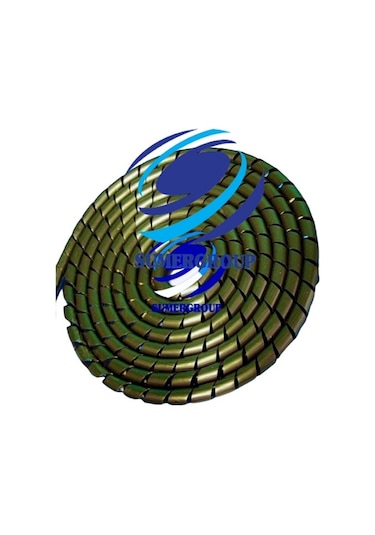 Sumergroup Kablo Toplayıcı Spiral 20mm Siyah 50metre