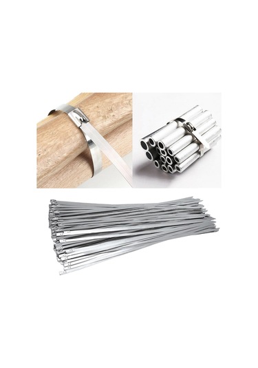 Homyl 100xmulti Amaçlı Paslanmaz Çelik Kablo Bağları 4.6x150mm