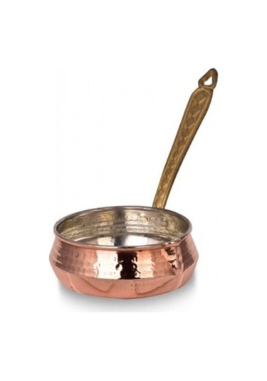 Maraş Bakır Salsa Sosluk Pirinç Kulp Kırmızı No:1 Bakır