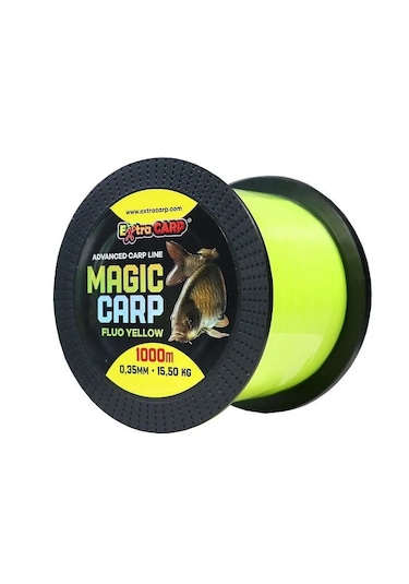 Extra Carp Magic Carp 0.35mm 1000m Fluo Yellow Bobin Misina