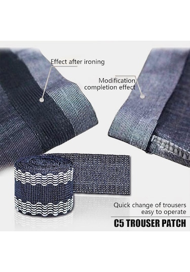 Mavi Kendinden Yapışkanlı  Kumaş