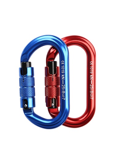 Suofeng Otomatik Kilitli 25kn Alüminyum O Tipi Ana Kilit - Outdoor Tırmanma, Rope İçin Dayanıklı Ve Hafif Kırmızı