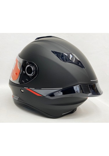 Mt Targo S A1 Şeffaf Vizörlü V-14B Kapalı Kask Mat Siyah