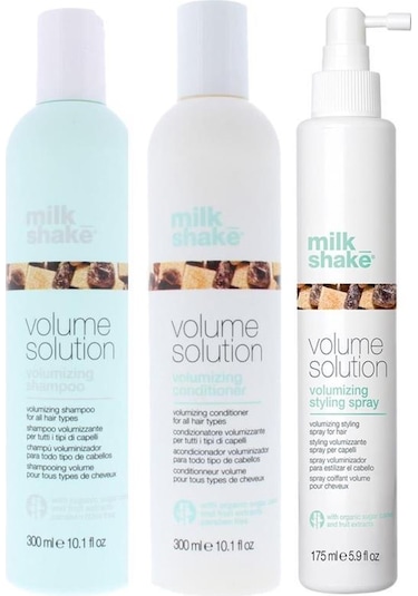 Milk Shake Volume Solution Şampuan 300 ML + Volume Krem 300 ML + Solisyon Şekillendirici Sprey 175 ML