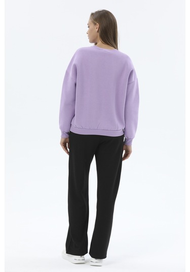First Company Kadın Sweatshirt 2424BS130836 - Lila