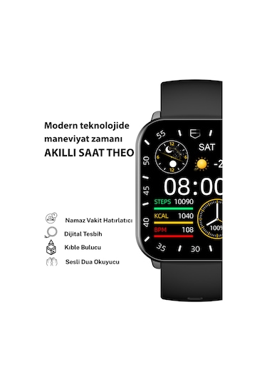 Logia Theo 2.01" Akıllı İslamik Saat (İthalatçı Garantili)