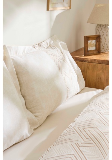 Kaşmir Home Sagan Çift Kişilik Pike Takımı Bej Bej