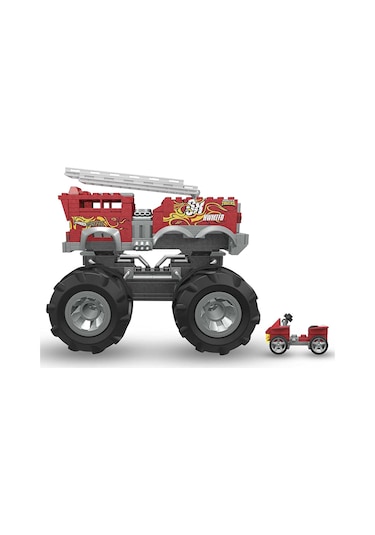 HHD19 MEGA, HW 5-Alarm Monster Truck İtfaiye Aracı, 284 parça, +5