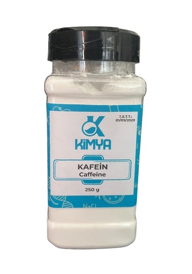Kafein Anhidrat 250 Gr - Food Grade %100 Saf Caffeine - Pratik Am