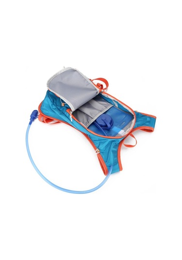 Yeşil Su Geçirmez Nefes Alabilir Yürüyüş Sırt Çantası Bisiklet Sırt Çantası Yansıtıcı Şeritli Unisex Yeşil