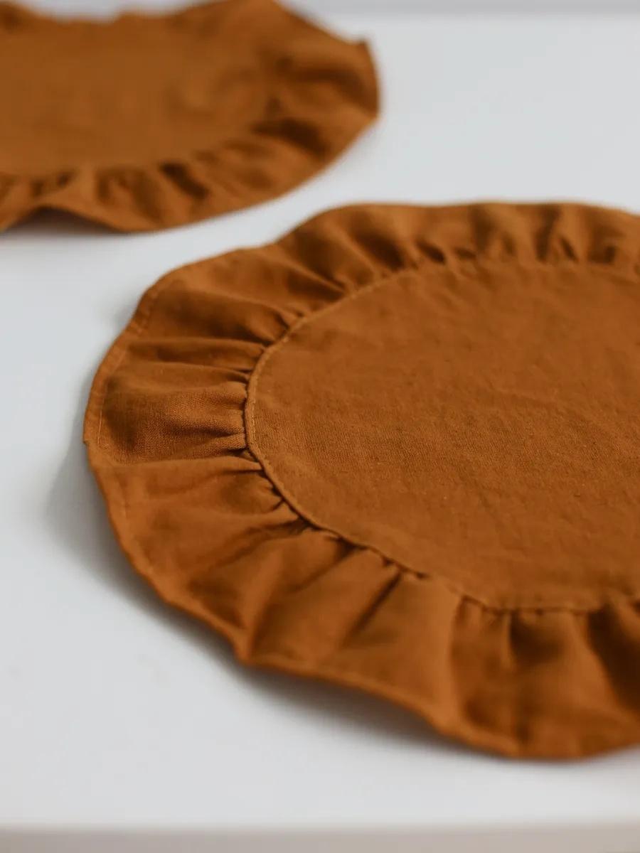 Home Lovers Dokuma Servis Peçeteleri Seti 2 Adet 246434164 Hardal Rengi