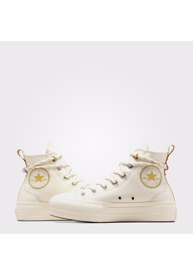 Chuck Taylor All Star Lift Unisex Bej Platform Sneaker Bej