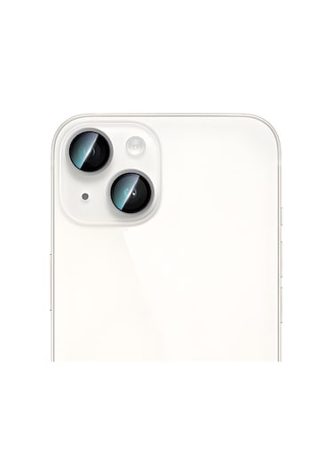 Apple iPhone 15 Uyumlu Caseworld Alloy Serisi Oleofobik Anti Reflective Kamera Lens Koruyucu Gümüş