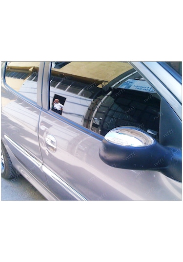 Peugeot 206 / 206 Plus Krom Ayna Kapağı 2prç. 1998 Üzeri P. Çelik