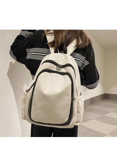 Günlük Sırt Çantası Spor Ve Outdoor Sırt Çantası Sırt Çantaları Beyaz