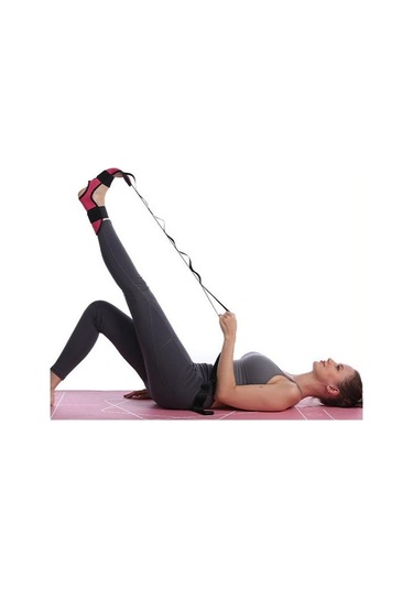 Mavi Yoga Ligament Germe Kemeri Yüksek Esneklik Ter Emme Çok Amaçlı Fitness Egzersiz Bale İçin Esneme Bandı Mavi