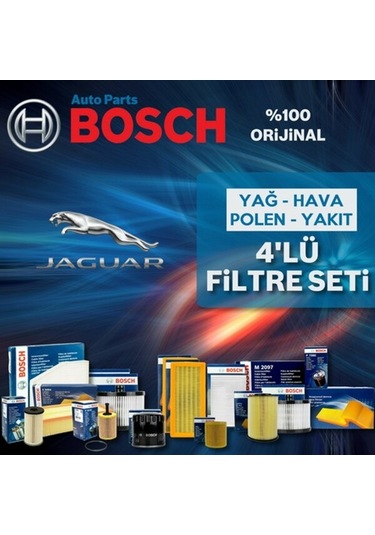 Jaguar X-Type 2.0 D Bosch  Filtre Bakım Seti 2004-2009 (495584562)
